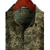 imageVATPAVE Mens Casual Short Sleeve Button Down Shirts Regular Fit Hawaiian Summer ShirtKhaki Brown