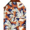 imageVATPAVE Mens Casual Short Sleeve Button Down Shirts Regular Fit Hawaiian Summer ShirtKhakiorange