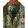 imageVATPAVE Mens Casual Short Sleeve Button Down Shirts Regular Fit Hawaiian Summer ShirtKhakiwhite