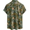 imageVATPAVE Mens Casual Short Sleeve Button Down Shirts Regular Fit Hawaiian Summer ShirtKhakiwhite
