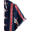 imageVATPAVE Mens Casual Short Sleeve Button Down Shirts Regular Fit Hawaiian Summer ShirtNavy Red