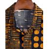 imageVATPAVE Mens Casual Short Sleeve Button Down Shirts Regular Fit Hawaiian Summer ShirtOrange Navy