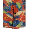 imageVATPAVE Mens Casual Short Sleeve Button Down Shirts Regular Fit Hawaiian Summer ShirtRed Blue