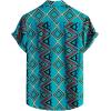 imageVATPAVE Mens Casual Short Sleeve Button Down Shirts Regular Fit Hawaiian Summer ShirtRoyal Blue
