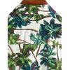 imageVATPAVE Mens Casual Short Sleeve Button Down Shirts Regular Fit Hawaiian Summer ShirtWhitegreen