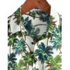 imageVATPAVE Mens Casual Short Sleeve Button Down Shirts Regular Fit Hawaiian Summer ShirtWhitegreen