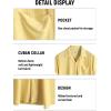 imageVATPAVE Mens Casual Summer Shirts Short Sleeve Button Down Shirts Fashion Textured Beach Hawaiian Shirts with PocketKhaki