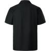 imageVATPAVE Mens Embroidered Cuban Guayabera Shirts Casual Button Down Short Sleeve Beach ShirtsBlack