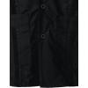 imageVATPAVE Mens Embroidered Cuban Guayabera Shirts Casual Button Down Short Sleeve Beach ShirtsBlack