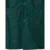 imageVATPAVE Mens Embroidered Cuban Guayabera Shirts Casual Button Down Short Sleeve Beach ShirtsGreen