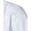 imageVATPAVE Mens Embroidered Cuban Guayabera Shirts Casual Button Down Short Sleeve Beach ShirtsWhite
