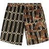 imageVATPAVE Mens Flamingo Hawaiian Sets Casual Short Sleeve Button Down Shirts Beach OutfitsBlack Tiger