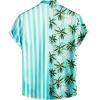 imageVATPAVE Mens Flamingo Hawaiian Sets Casual Short Sleeve Button Down Shirts Beach OutfitsBlue