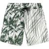 imageVATPAVE Mens Flamingo Hawaiian Sets Casual Short Sleeve Button Down Shirts Beach OutfitsGreen Coconut