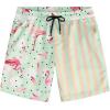 imageVATPAVE Mens Flamingo Hawaiian Sets Casual Short Sleeve Button Down Shirts Beach OutfitsGreen Flamingo