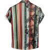 imageVATPAVE Mens Flamingo Hawaiian Sets Casual Short Sleeve Button Down Shirts Beach OutfitsMulticolor