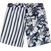 imageVATPAVE Mens Flamingo Hawaiian Sets Casual Short Sleeve Button Down Shirts Beach OutfitsNavy White