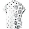 imageVATPAVE Mens Flamingo Hawaiian Sets Casual Short Sleeve Button Down Shirts Beach OutfitsTiger Head