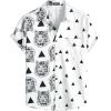imageVATPAVE Mens Flamingo Hawaiian Sets Casual Short Sleeve Button Down Shirts Beach OutfitsTiger Head
