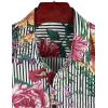 imageVATPAVE Mens Floral Hawaiian Shirt Casual Button Down Short Sleeve Aloha Beach ShirtsBlack Flower
