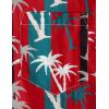 imageVATPAVE Mens Floral Hawaiian Shirt Casual Button Down Short Sleeve Aloha Beach ShirtsBlackred