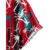imageVATPAVE Mens Floral Hawaiian Shirt Casual Button Down Short Sleeve Aloha Beach ShirtsBlackred