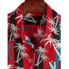 imageVATPAVE Mens Floral Hawaiian Shirt Casual Button Down Short Sleeve Aloha Beach ShirtsBlackred