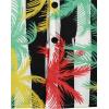 imageVATPAVE Mens Floral Hawaiian Shirt Casual Button Down Short Sleeve Aloha Beach ShirtsBlackyellow