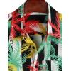 imageVATPAVE Mens Floral Hawaiian Shirt Casual Button Down Short Sleeve Aloha Beach ShirtsBlackyellow