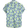 imageVATPAVE Mens Floral Hawaiian Shirt Casual Button Down Short Sleeve Aloha Beach ShirtsBluewhite