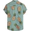 imageVATPAVE Mens Floral Hawaiian Shirt Casual Button Down Short Sleeve Aloha Beach ShirtsGreen