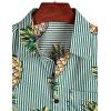 imageVATPAVE Mens Floral Hawaiian Shirt Casual Button Down Short Sleeve Aloha Beach ShirtsGreen