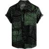 imageVATPAVE Mens Floral Hawaiian Shirts Short Sleeve Button Down Beach Shirts SuitsDark Green