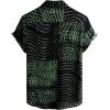 imageVATPAVE Mens Floral Hawaiian Shirts Short Sleeve Button Down Beach Shirts SuitsDark Green