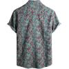 imageVATPAVE Mens Floral Hawaiian Shirts Short Sleeve Button Down Beach Shirts SuitsGreen