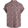 imageVATPAVE Mens Floral Hawaiian Shirts Short Sleeve Button Down Beach Shirts SuitsPink