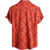 imageVATPAVE Mens Floral Hawaiian Shirts Short Sleeve Button Down Beach Shirts SuitsRed Yellow
