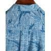 imageVATPAVE Mens Front Pocket Hawaiian Shirts Casual Floral Shirts Short Sleeve Button Down Beach Tropical ShirtsBlue