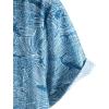 imageVATPAVE Mens Front Pocket Hawaiian Shirts Casual Floral Shirts Short Sleeve Button Down Beach Tropical ShirtsBlue