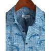 imageVATPAVE Mens Front Pocket Hawaiian Shirts Casual Floral Shirts Short Sleeve Button Down Beach Tropical ShirtsBlue