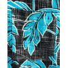 imageVATPAVE Mens Front Pocket Hawaiian Shirts Casual Floral Shirts Short Sleeve Button Down Beach Tropical ShirtsBlue Black