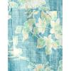 imageVATPAVE Mens Front Pocket Hawaiian Shirts Casual Floral Shirts Short Sleeve Button Down Beach Tropical ShirtsBlue White