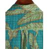 imageVATPAVE Mens Front Pocket Hawaiian Shirts Casual Floral Shirts Short Sleeve Button Down Beach Tropical ShirtsGreen