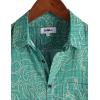 imageVATPAVE Mens Front Pocket Hawaiian Shirts Casual Floral Shirts Short Sleeve Button Down Beach Tropical ShirtsGreenyellow