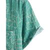 imageVATPAVE Mens Front Pocket Hawaiian Shirts Casual Floral Shirts Short Sleeve Button Down Beach Tropical ShirtsGreenyellow