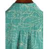 imageVATPAVE Mens Front Pocket Hawaiian Shirts Casual Floral Shirts Short Sleeve Button Down Beach Tropical ShirtsGreenyellow
