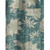 imageVATPAVE Mens Front Pocket Hawaiian Shirts Casual Floral Shirts Short Sleeve Button Down Beach Tropical ShirtsLightblue Leaves