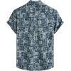 imageVATPAVE Mens Front Pocket Hawaiian Shirts Casual Floral Shirts Short Sleeve Button Down Beach Tropical ShirtsNavy
