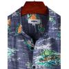 imageVATPAVE Mens Front Pocket Hawaiian Shirts Casual Floral Shirts Short Sleeve Button Down Beach Tropical ShirtsNavyboat