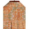 imageVATPAVE Mens Front Pocket Hawaiian Shirts Casual Floral Shirts Short Sleeve Button Down Beach Tropical ShirtsOrange
